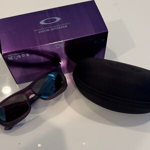 Oakley DeSoto “Justin Jefferson” Purple Sunglasses